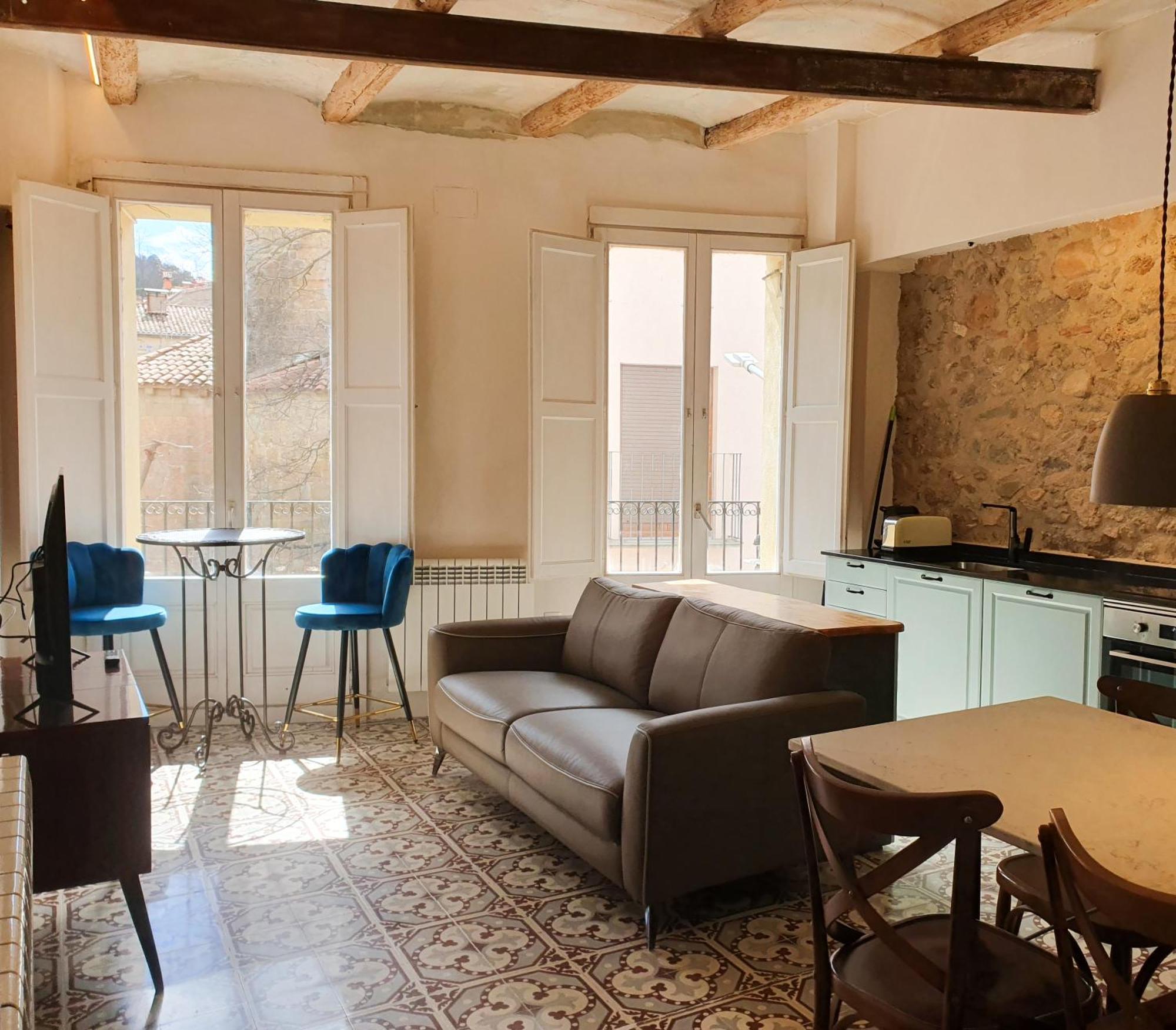 Casa Clotilde - Apartamento Elegante Y Comodo En Sant Joan De Les Abadesses São João das Abadessas Exterior foto